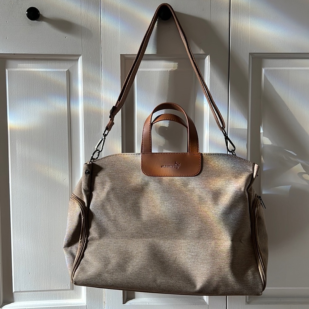 Momcozy Breast Pump Brown Pump Bag